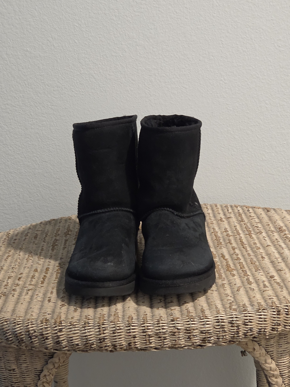UGG Black Classic Mid Calf Boots Size 8